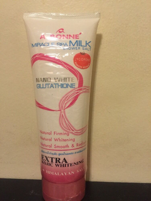 A Bonne Miracle Spa Milk Shower Salt Nano Glutathione. Pinkbellaworld A Bonne Miracle Spa Milk Shower Salt Nano Glutathione. Pinkbellaworld