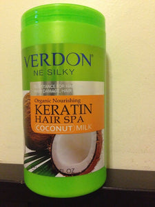 VERDON NE SILKY Organic Keratin Hair Spa - Coconut Milk. USA SELLER. 1000ml