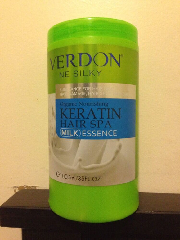 VERDON NE SILKY Organic Keratin Hair Spa - Milk Essence. USA SELLER. 1000ml